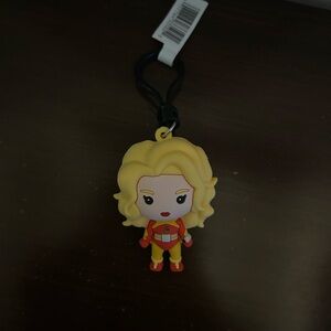 Electrawoman Figural Bag Clip Charm